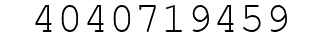 Number 4040719459.