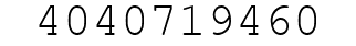 Number 4040719460.