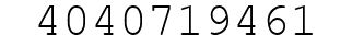 Number 4040719461.