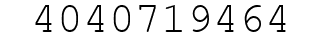 Number 4040719464.