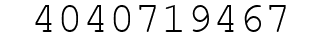 Number 4040719467.