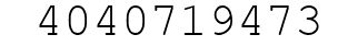 Number 4040719473.