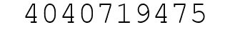 Number 4040719475.