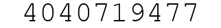 Number 4040719477.