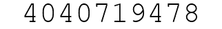 Number 4040719478.