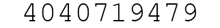 Number 4040719479.