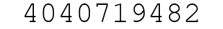 Number 4040719482.