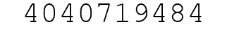 Number 4040719484.