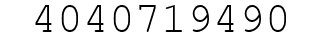 Number 4040719490.