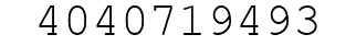 Number 4040719493.