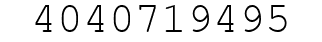 Number 4040719495.