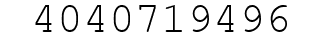 Number 4040719496.