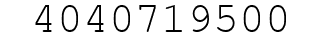 Number 4040719500.