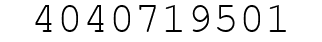 Number 4040719501.