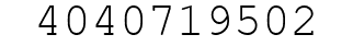 Number 4040719502.