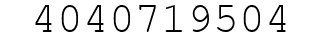 Number 4040719504.