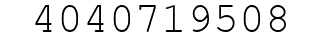 Number 4040719508.
