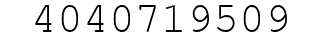 Number 4040719509.