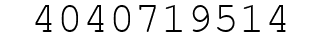 Number 4040719514.
