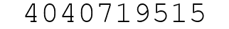 Number 4040719515.