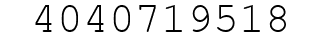 Number 4040719518.