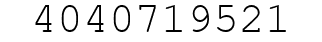 Number 4040719521.