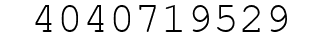 Number 4040719529.