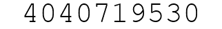 Number 4040719530.