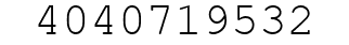 Number 4040719532.