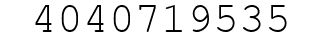 Number 4040719535.