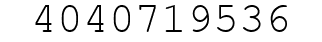 Number 4040719536.