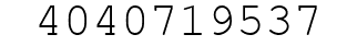 Number 4040719537.