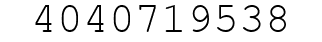 Number 4040719538.