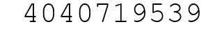 Number 4040719539.