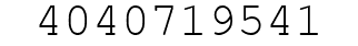 Number 4040719541.