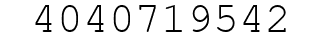 Number 4040719542.