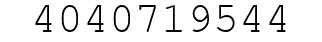 Number 4040719544.