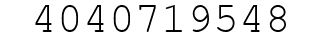 Number 4040719548.