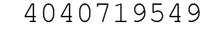 Number 4040719549.