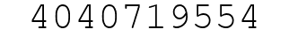 Number 4040719554.
