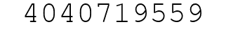 Number 4040719559.