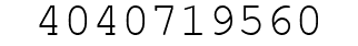Number 4040719560.