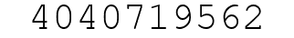 Number 4040719562.