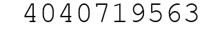 Number 4040719563.