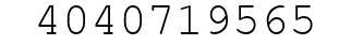 Number 4040719565.