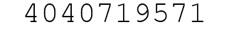 Number 4040719571.