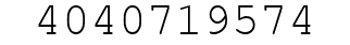 Number 4040719574.