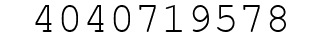 Number 4040719578.