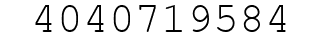 Number 4040719584.