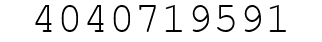 Number 4040719591.